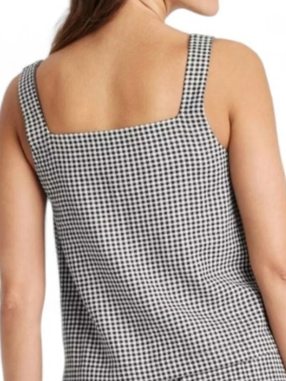 A New Day Women's Linen Sqaureneck Tank Top